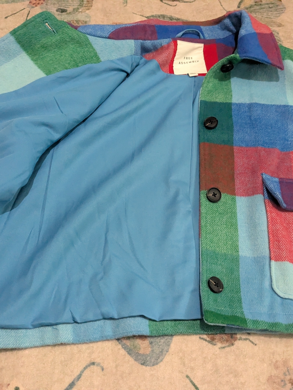 Free assembly Colorblock Jacket - Picture 6 of 6